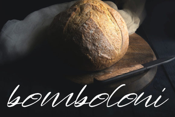 Bomboloni Script Font for Handmade Brands