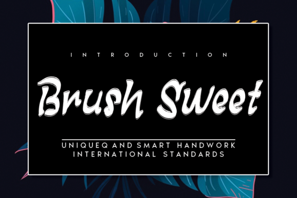 Brush Sweet: A Handwritten Typeface for Editorial Design
