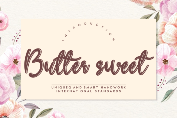 Butter Sweet Font for Elegant Editorial Design