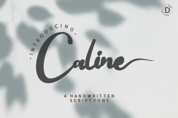Caline: A Brushed Handwritten Font for Branding