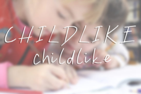 Childlike: A Unique Handwritten Typeface for Web Design