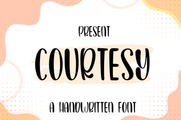 Courtesy Font for Joyful Web Design