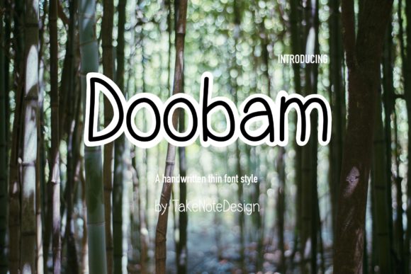 Doobam Font for Modern Web Design