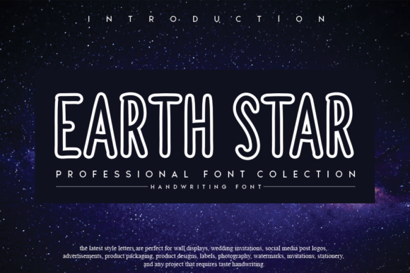 Earthstar Font: Elegant Script for Branding