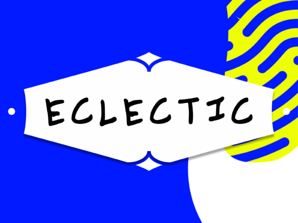 Eclectic Font: A Quirky Handwritten Typeface for Editors