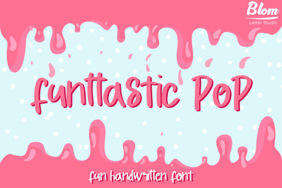 Funttastic Pop Typeface for Small Business Branding