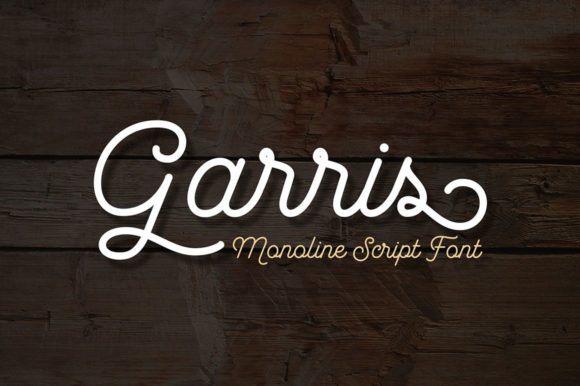 Garris Font: Elegant Script for Crafters