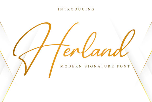 Herland Typeface for Elegant Web Design