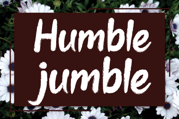Humble Jumble Font for Handmade Creators