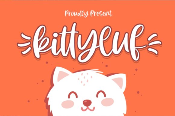 Kittyuf Font: Playful Script for Campaigns