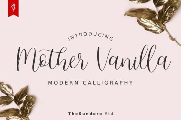 Mother Vanilla Font for Elegant Handmade Designs