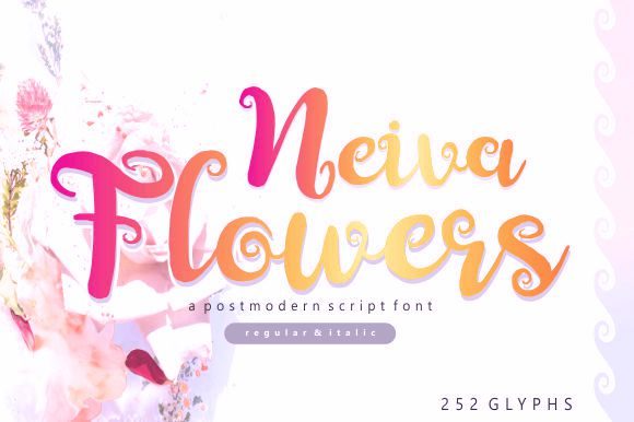 Neiva Flowers Font for Elegant Branding