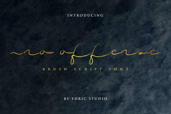 No Offense Font for Scroll-Stopping Social Graphics