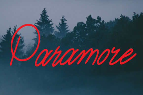 Paramore: The Sweet Handwritten Font for Crafters