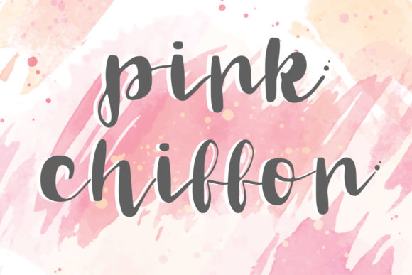 Pink Chiffon Font for Elegant Web Design