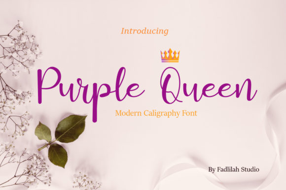 Purple Queen Font for Professional Branding