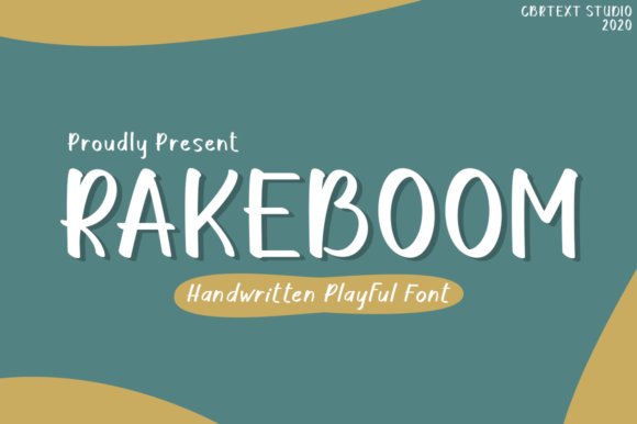 Rakeboom Font: Playful Script for Social Campaigns