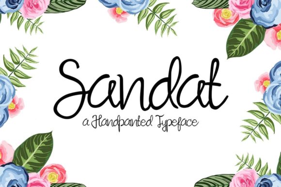 Sandat Font Review: A Sweet Handwritten Typeface