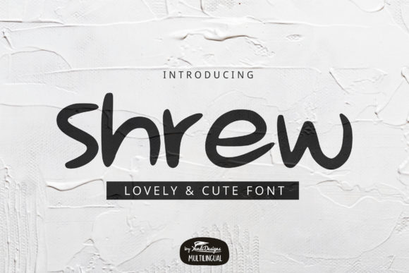 Shrew Font: The Handwritten Typeface for Bold Designs