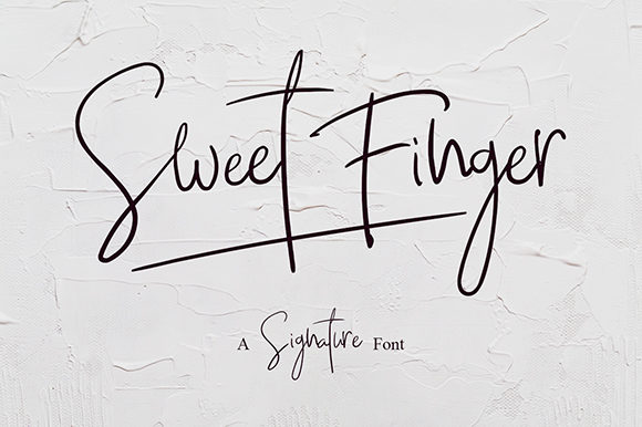 Sweet Finger Font Review for Elegant Branding