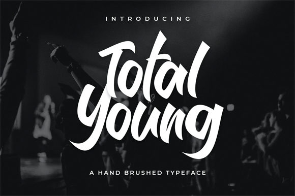 Total Young Font for Handmade Product Design