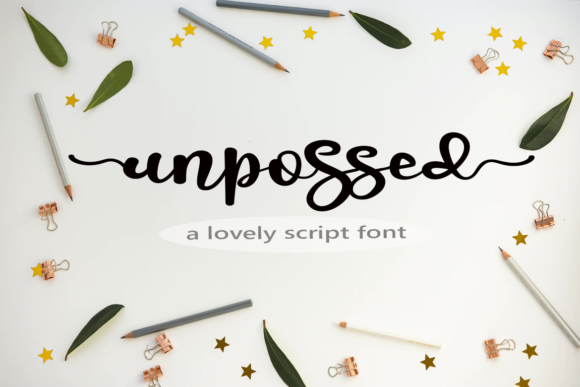 Unpossed Typeface for Modern Web Design