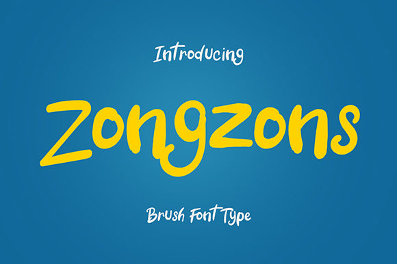 Zongzons Font for Small Business Branding